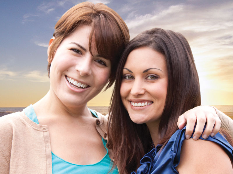 Two woman smiling in New Port Richey FL