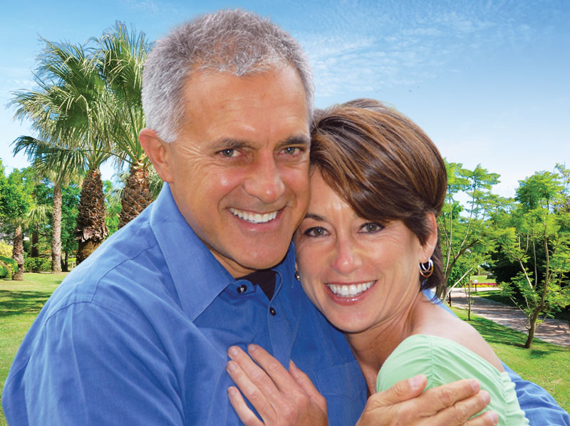 Couple smiling in New Port Richey FL