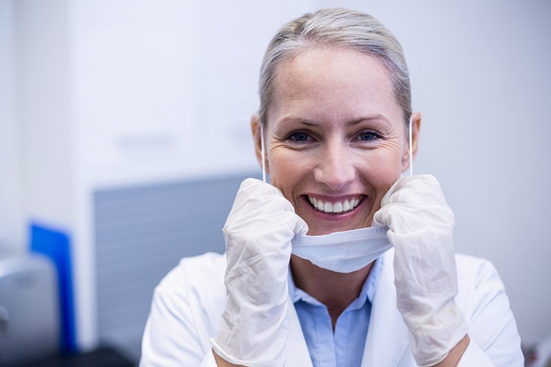 Smiling Dental Hygienist